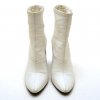 3.1 PHILLIP LIM WHITE LEATHER ANKLE BOOTS SIZE:39